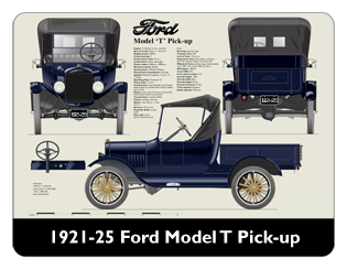 Ford Model T Pick-up 1921-25 Mouse Mat